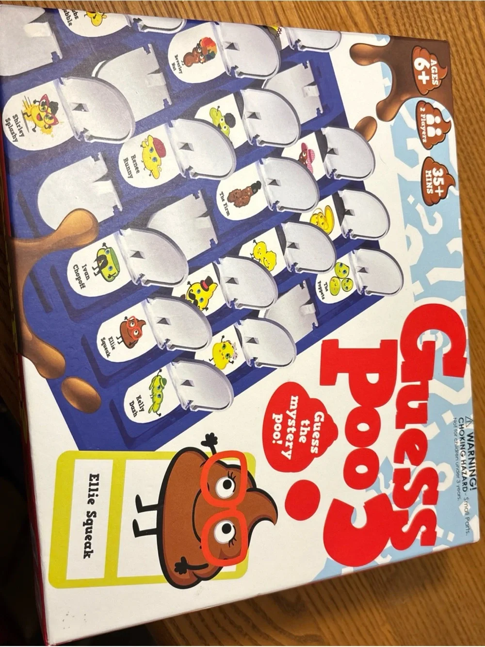 Guess Poo 3 Game - Red, Blue, White